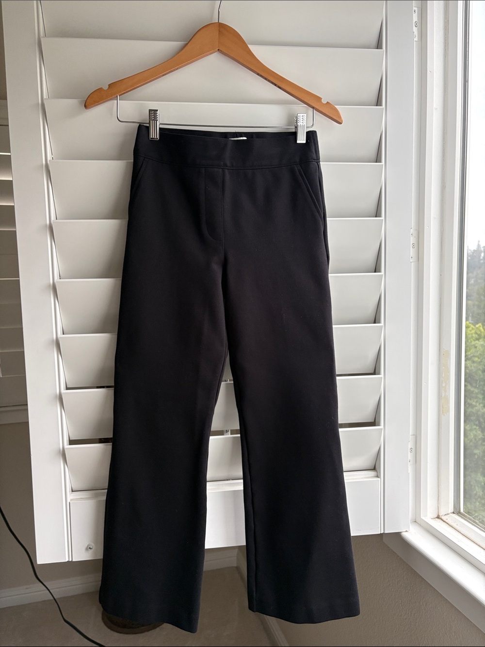 SPANX Black Boot-Cut Flare Pants